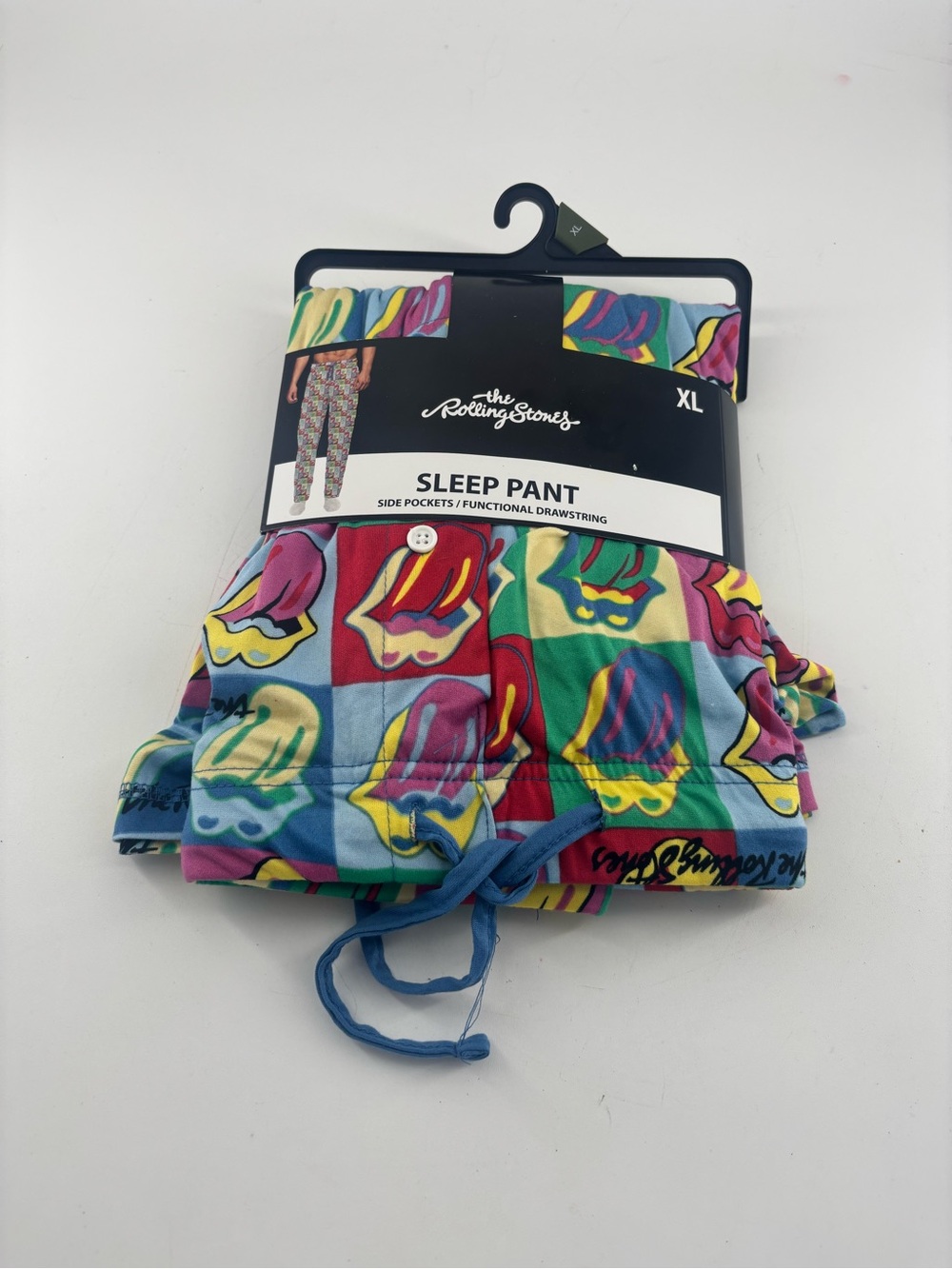 The Rolling Stones Pop Tongue Print Sleep Pants Men’s Size XL